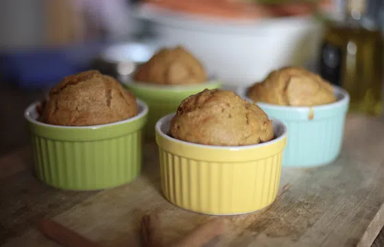 Bolos de cenoura com Azeite de Oliva