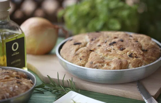 Pão com azeite de oliva