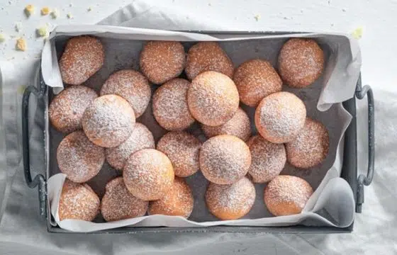 Receita de bolinhos de chuva com azeite de oliva espanhol